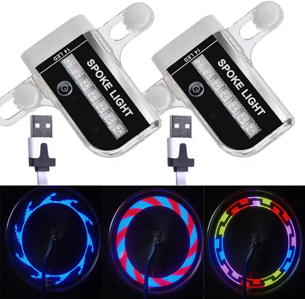 Bike Wheel Lights w/ batteries