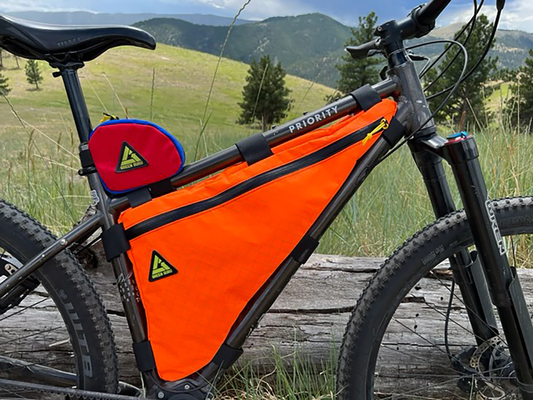 Green Guru Fullshift Frame Bag - Orange/Large